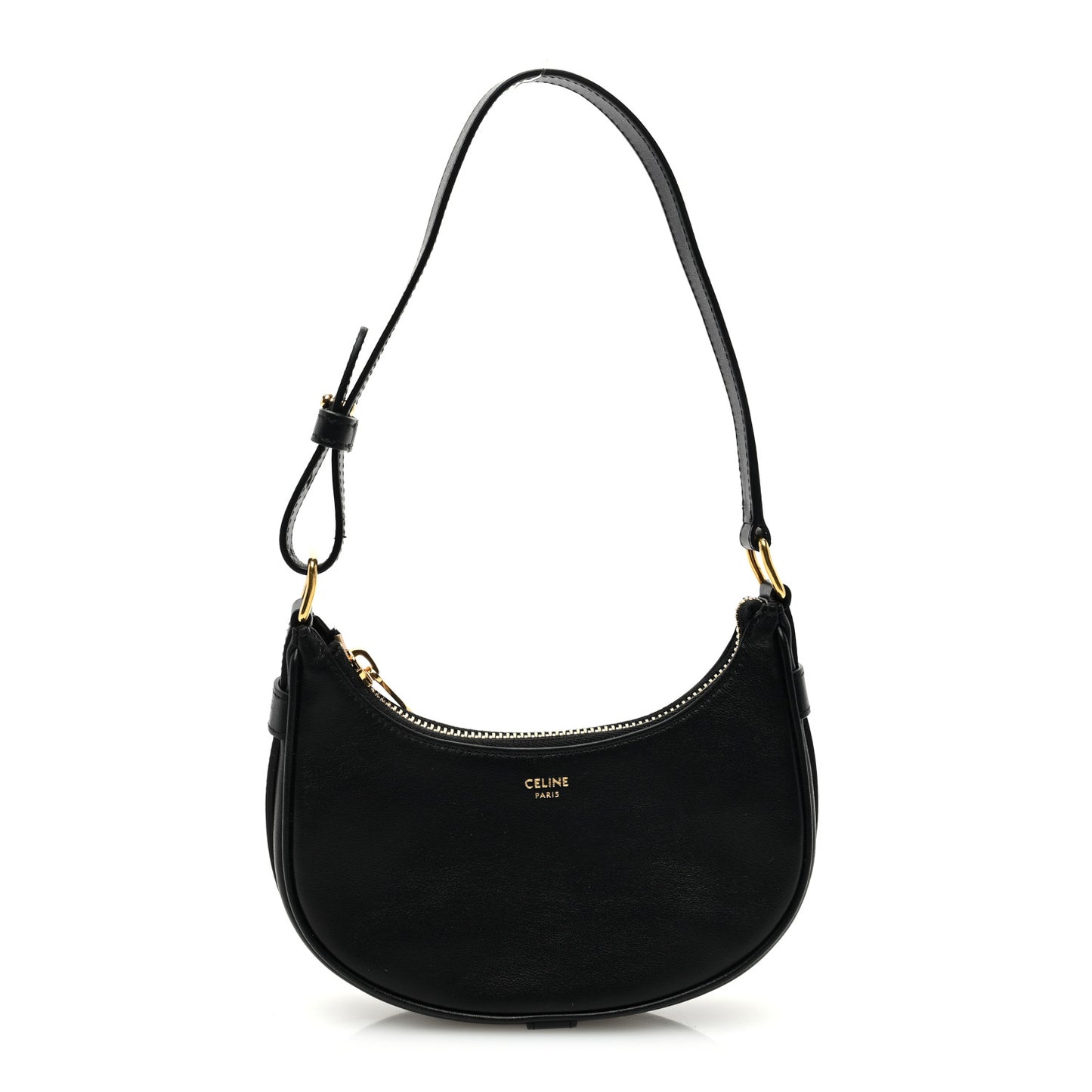 Smooth Calfskin Mini Ava Shoulder Bag Black
