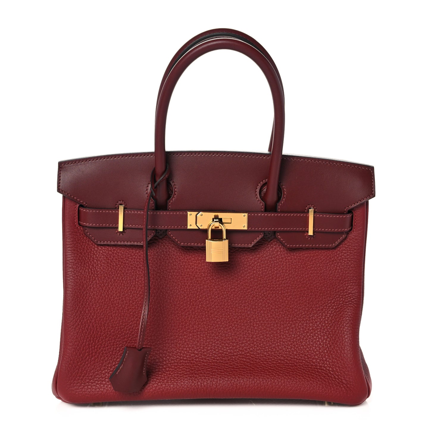Taurillon Clemence Sombrero Birkin 30 Rouge H