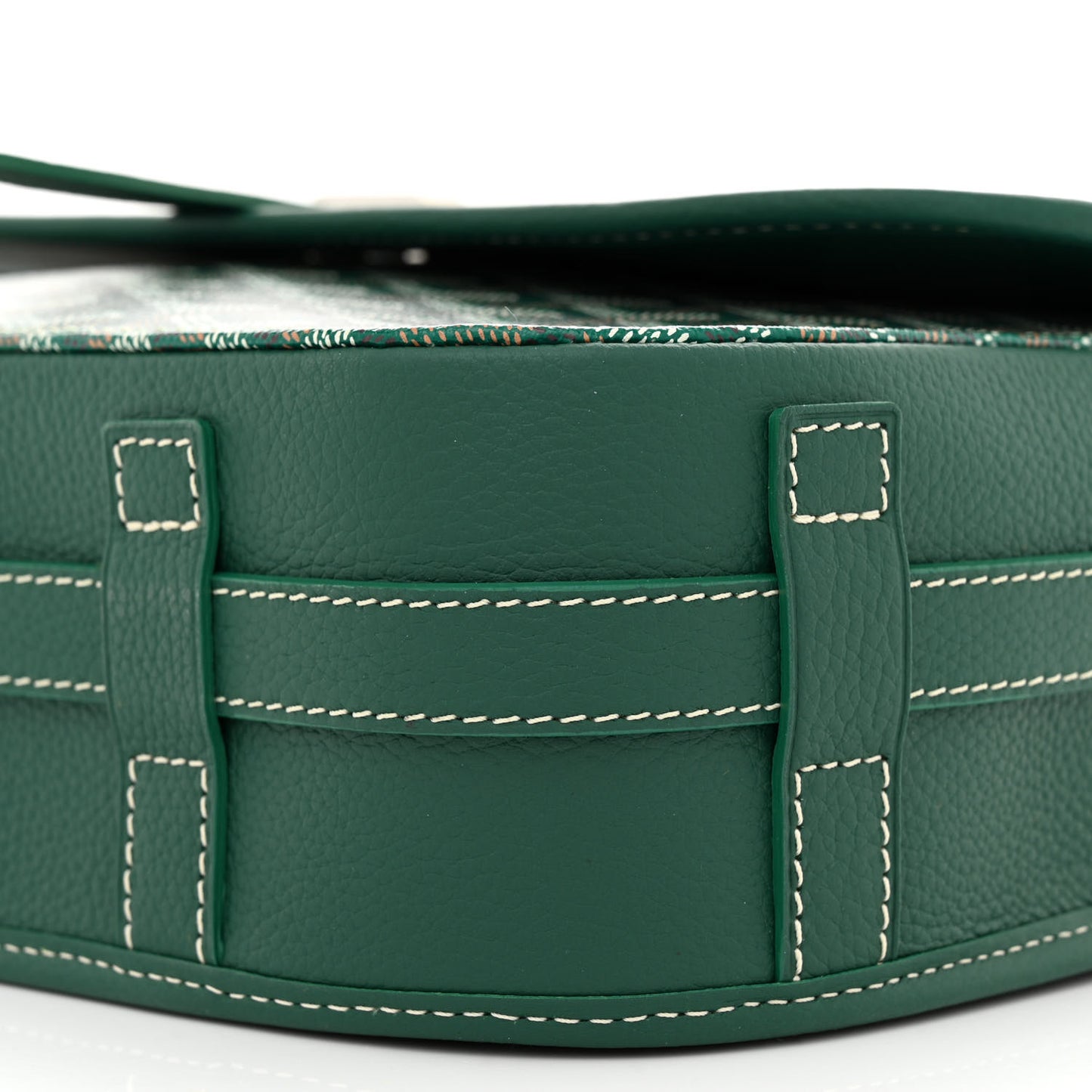 Goyardine Belvedere II MM Messenger Bag Green