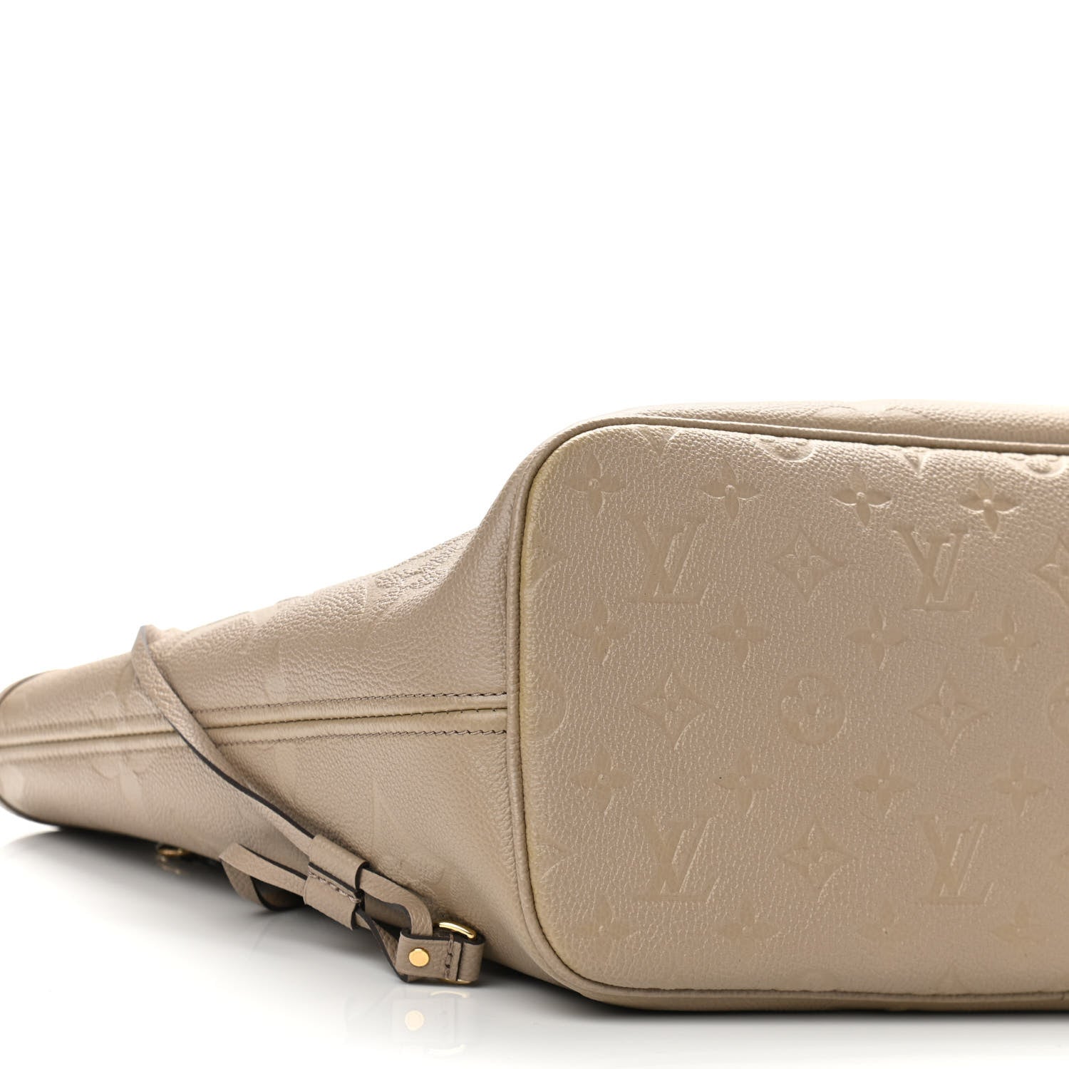 Louis Vuitton Empreinte Monogram Giant Neverfull MM Tourterelle 9 of 10