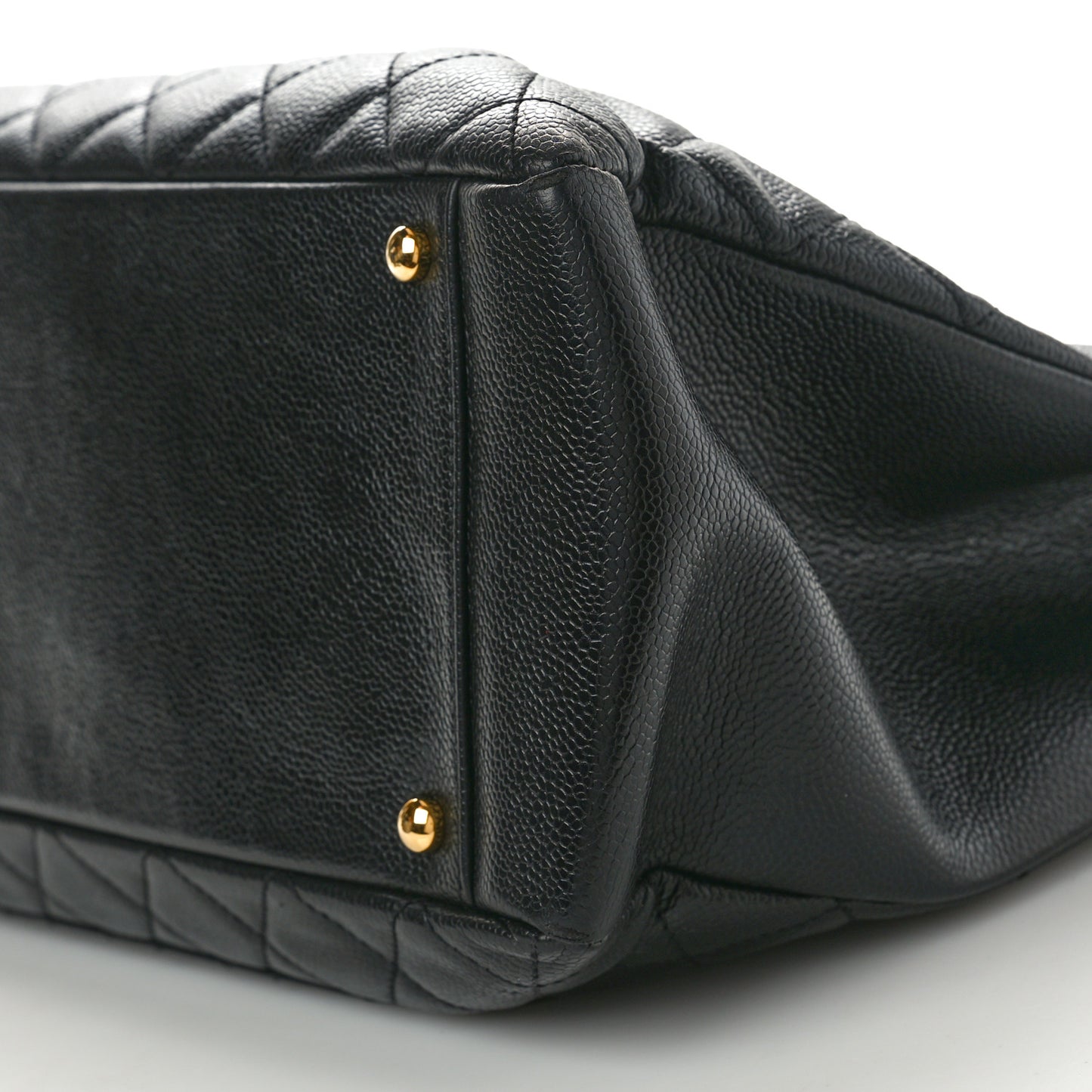Caviar Quilted XL Grand Shopping Tote GST Black
