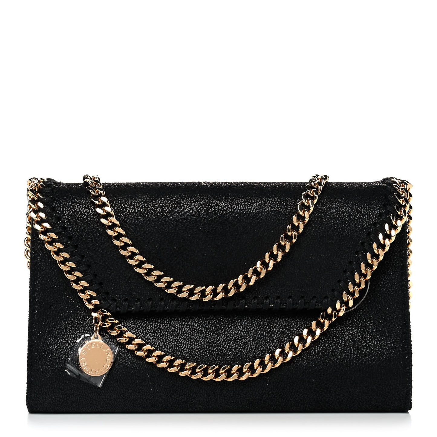 Shaggy Deer Mini Falabella Crossbody Bag Black
