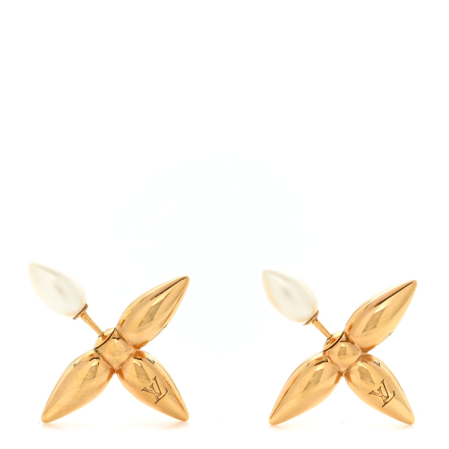Pearl Louisette By Night Earrings Gold