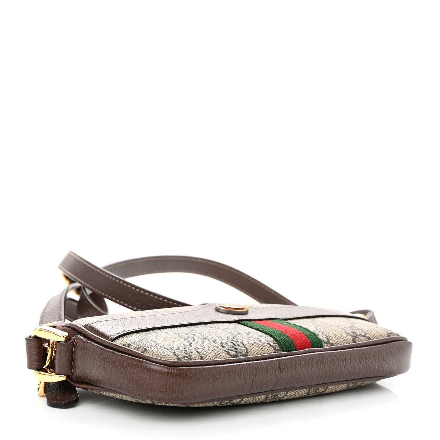 GG Supreme Monogram Web Mini Ophidia GG Bag Brown