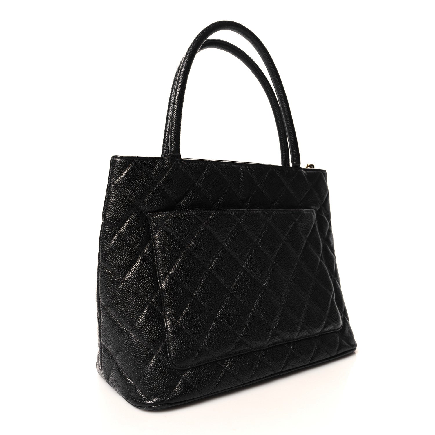 Chanel Caviar Quilted Medallion Tote Black 3 of 10
