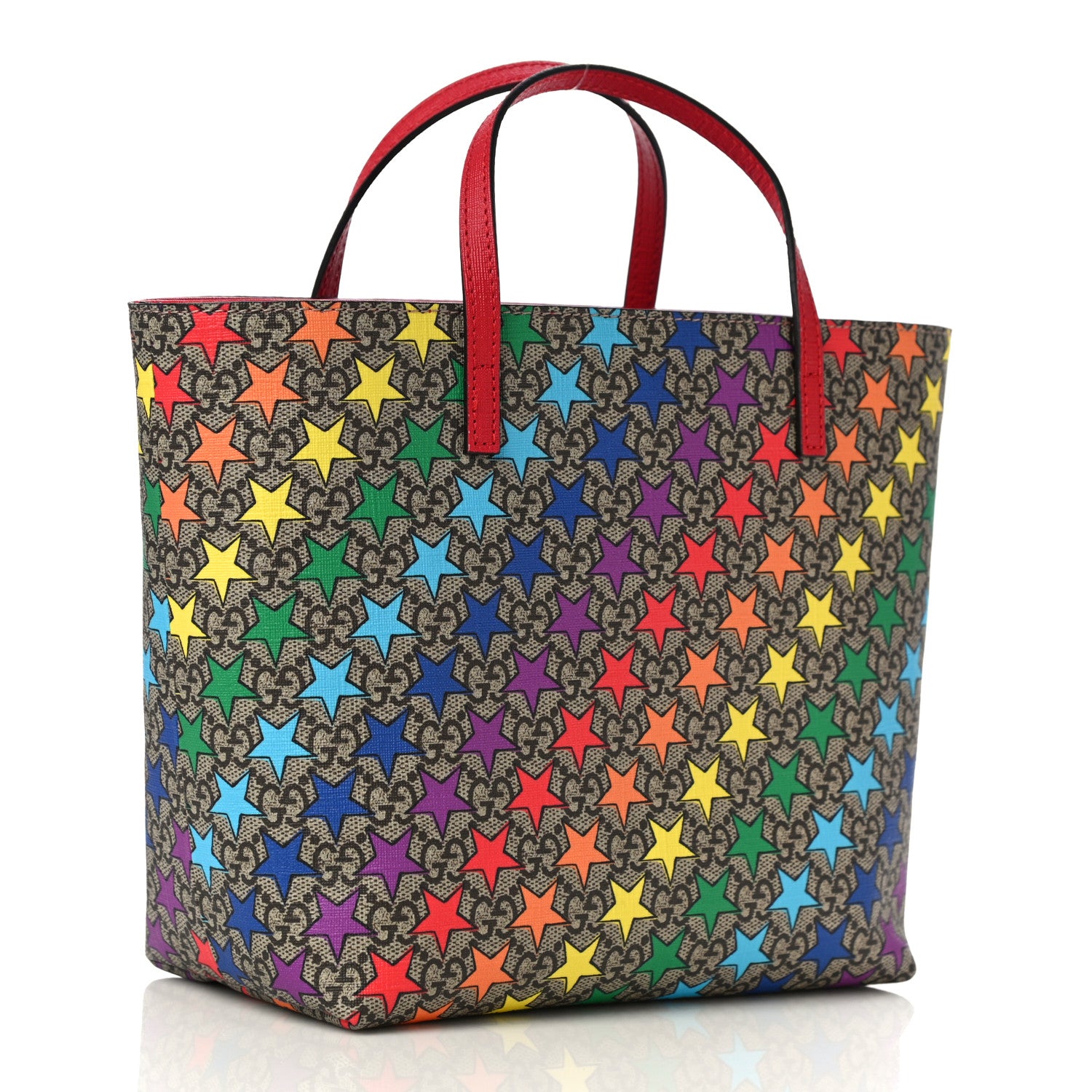 Gucci GG Supreme Monogram Childrens Star Print Tote Multicolor 3 of 11