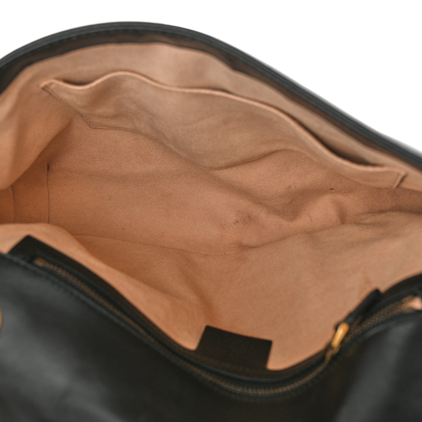 Calfskin Matelasse Medium GG Marmont Shoulder Bag Black