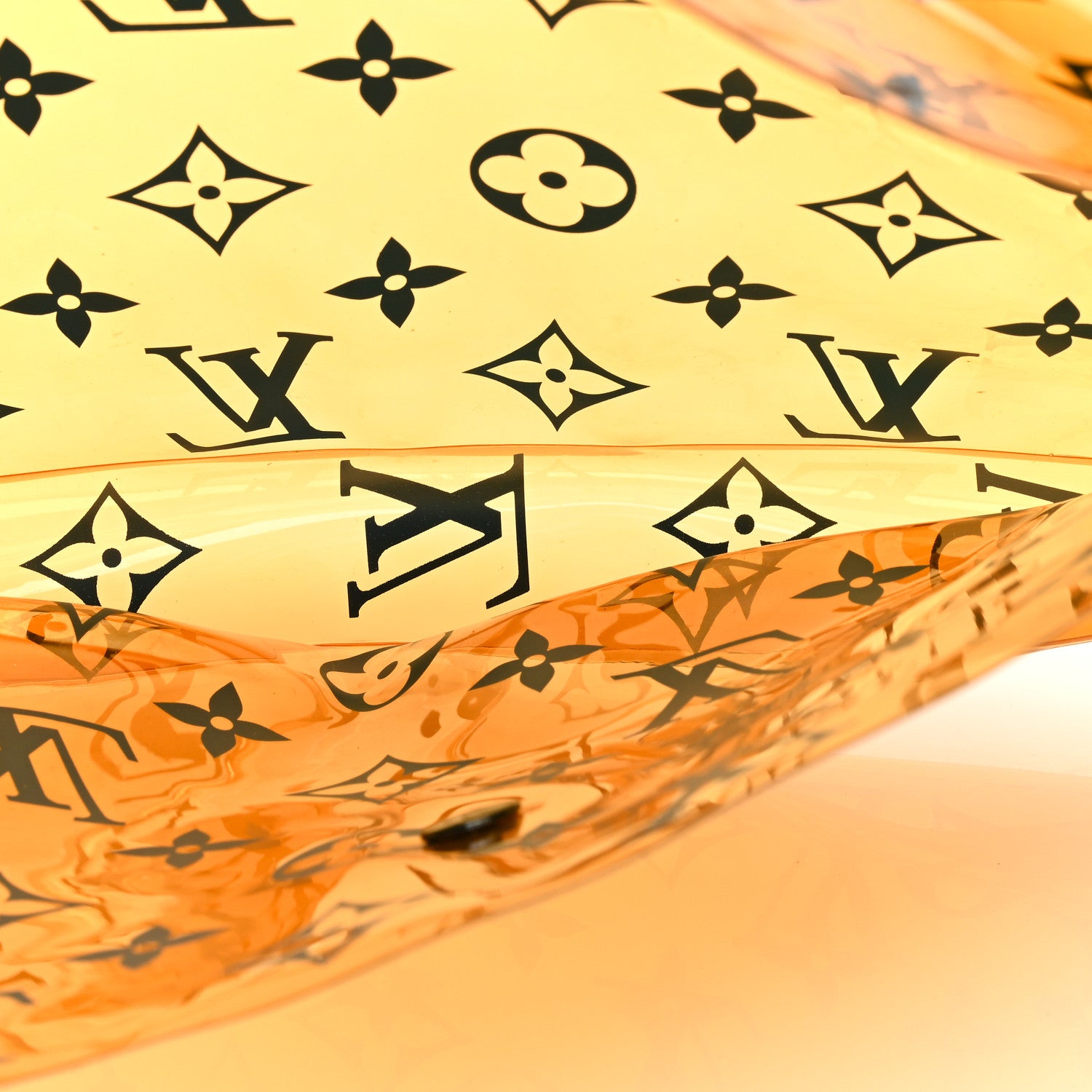 Louis Vuitton PVC Monogram Printed Envelope Pouch Orange 5 of 5