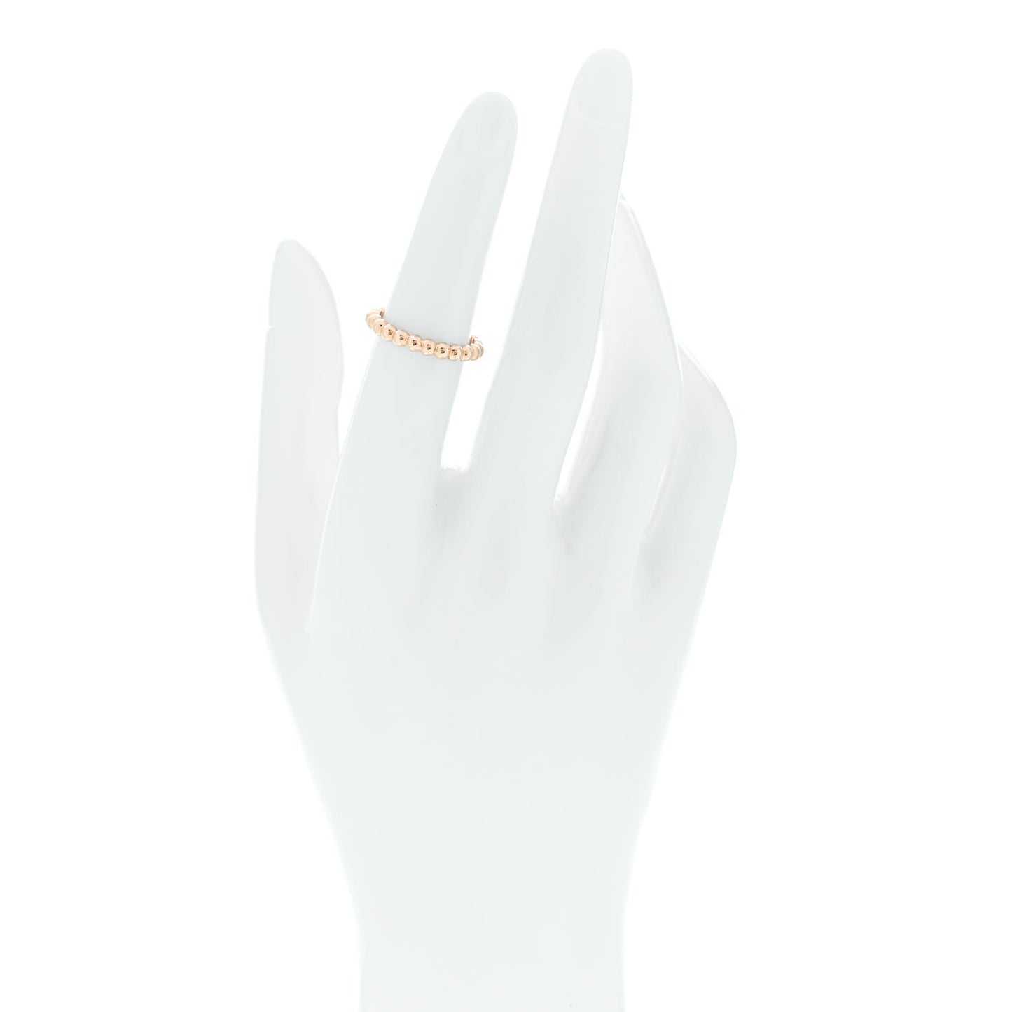 18K Rose Gold Medium Perlee Ring 51 5.75