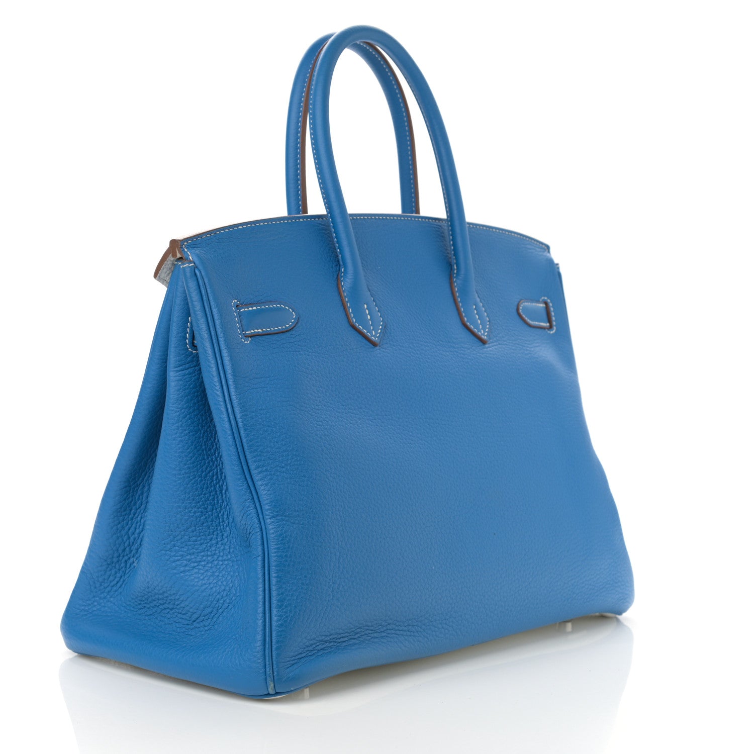Hermes Togo Bi-Color Birkin 35 Mykonos White 3 of 17