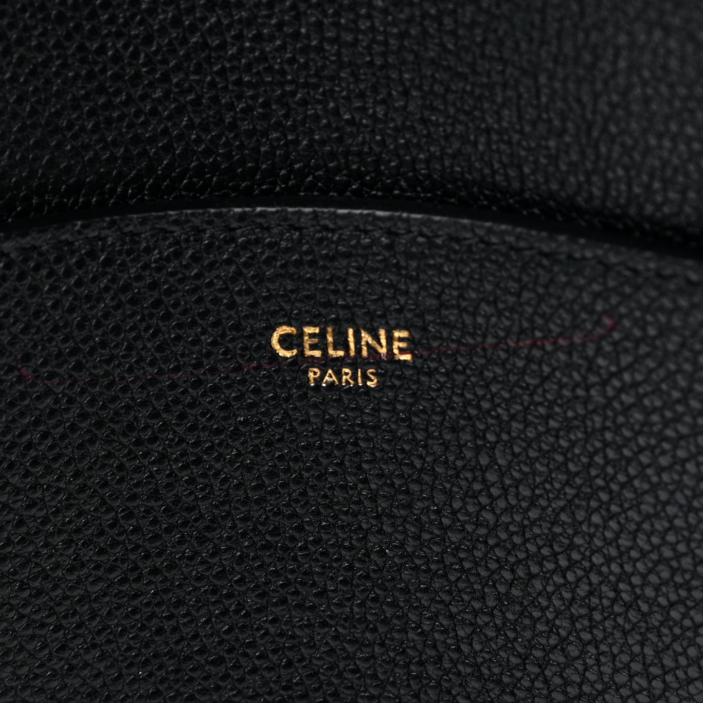 Soft Grained Calfskin Sangle Bucket Bag Black