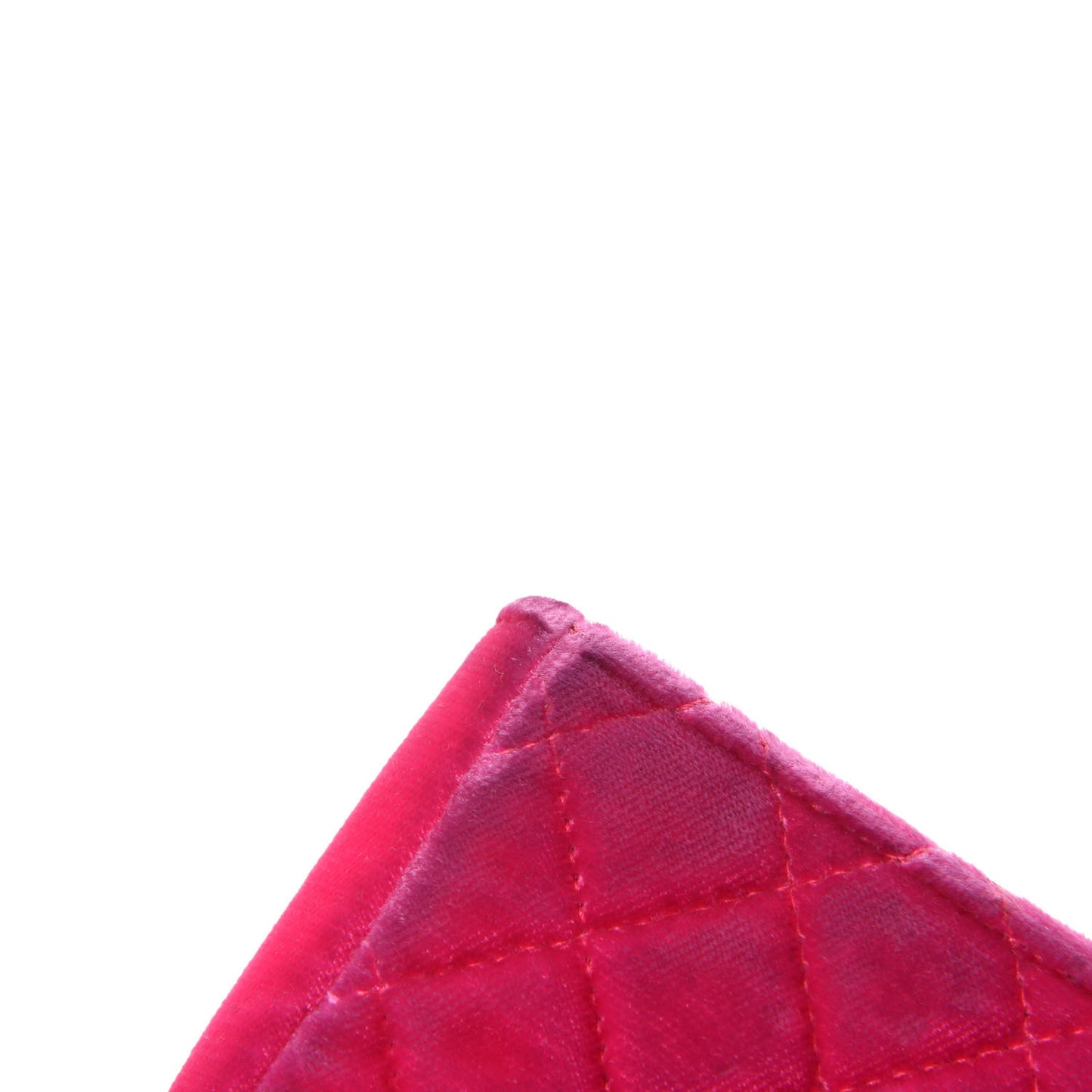 Velvet Quilted Mini Phone Holder Crossbody Bag Pink