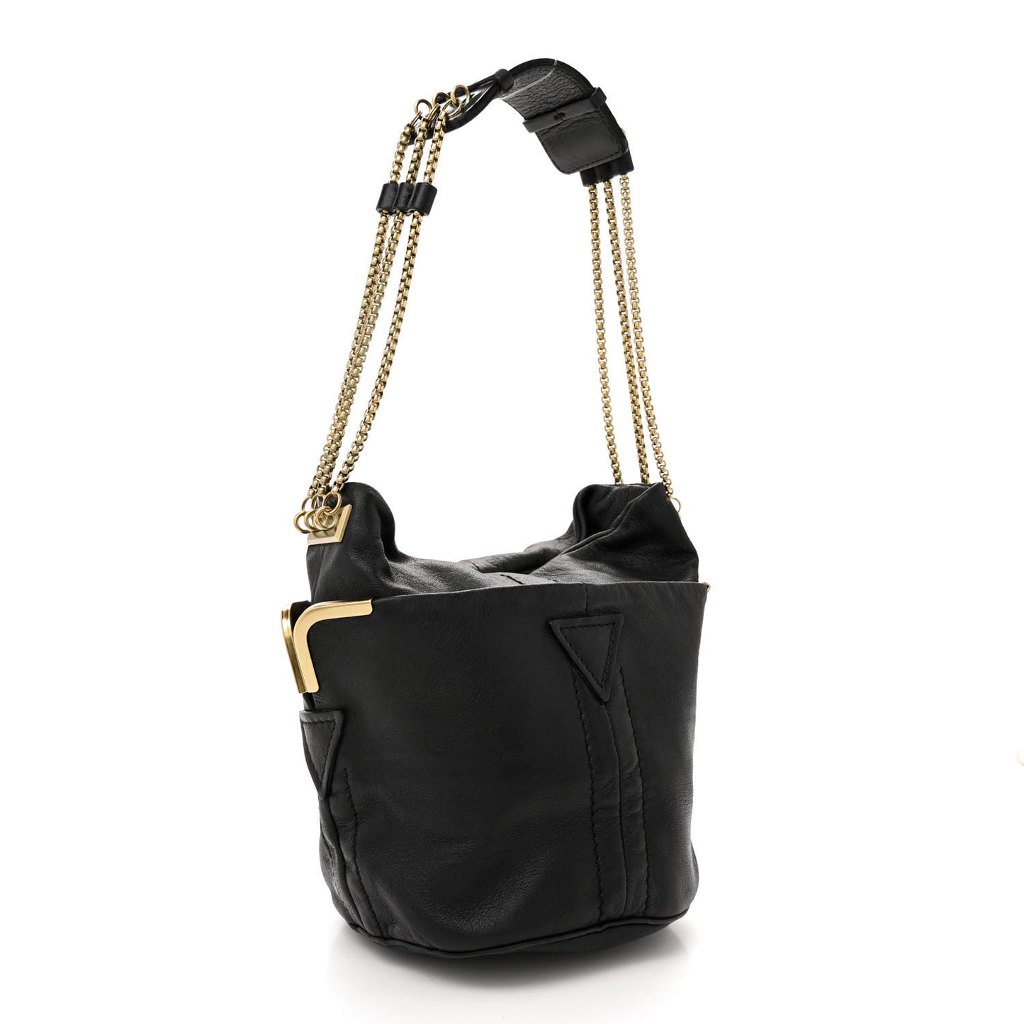 Lambskin Milton Hobo Black