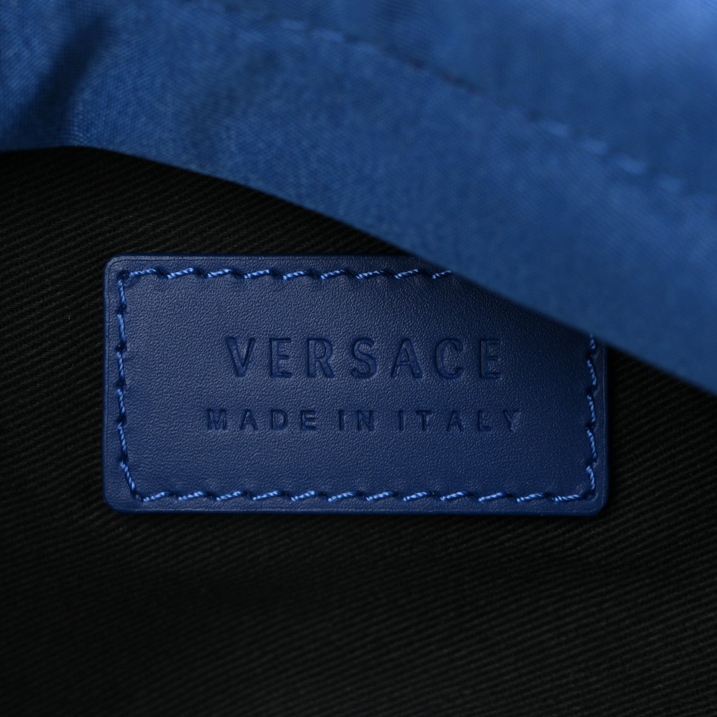 Nylon Palazzo Medusa Belt Bag Blue