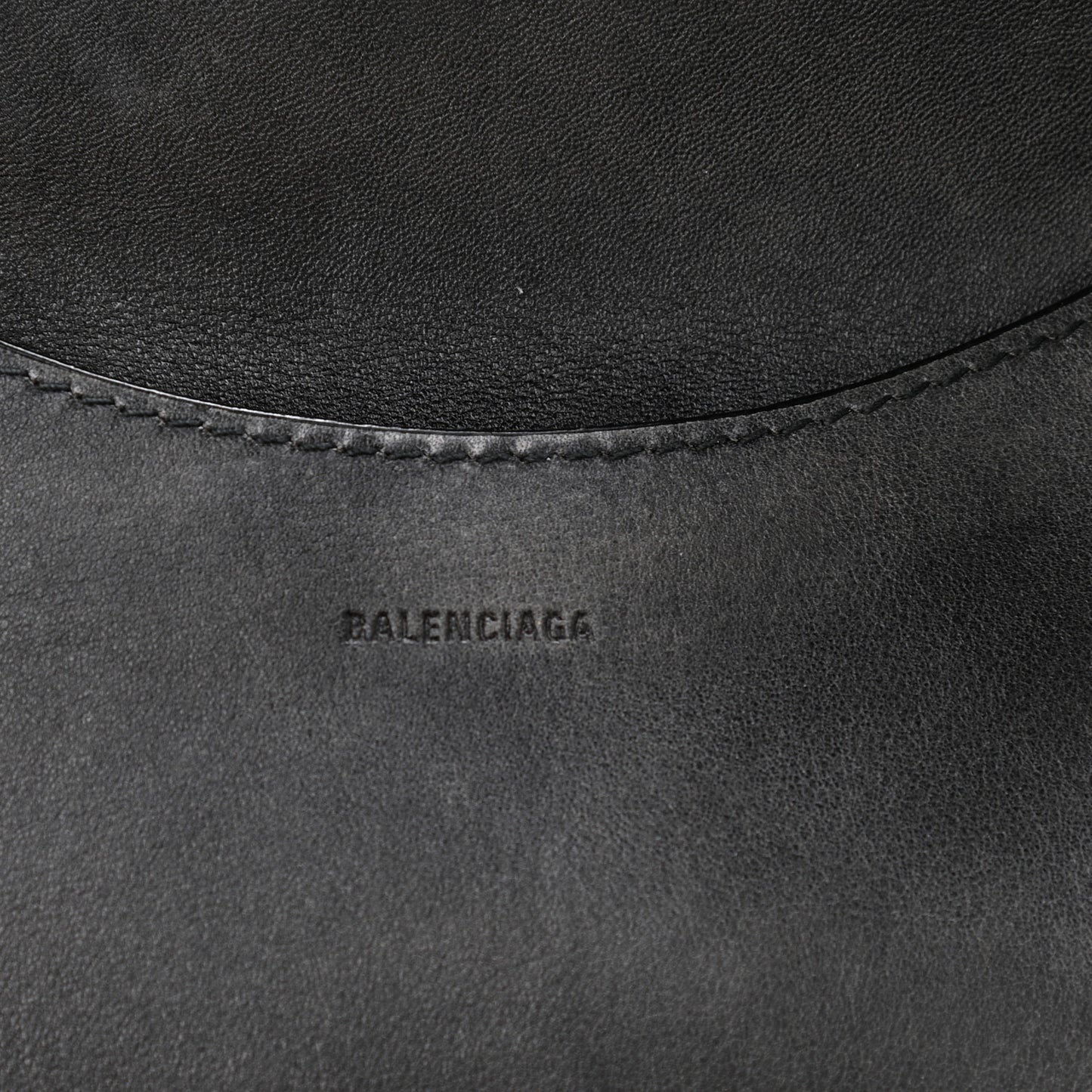 Used Calfskin Rust Hardware Neo Classic City Black