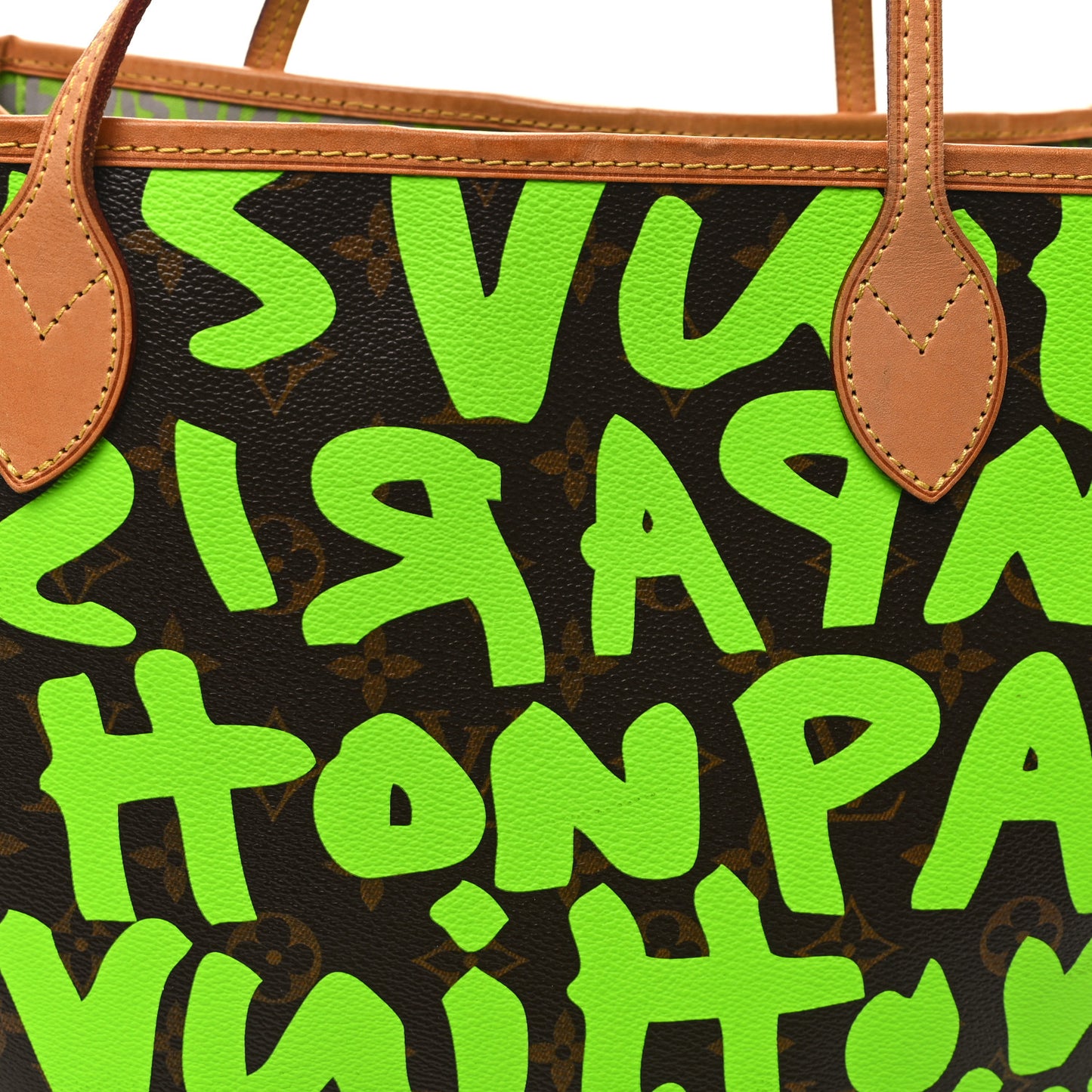 Monogram Graffiti Neverfull GM Green