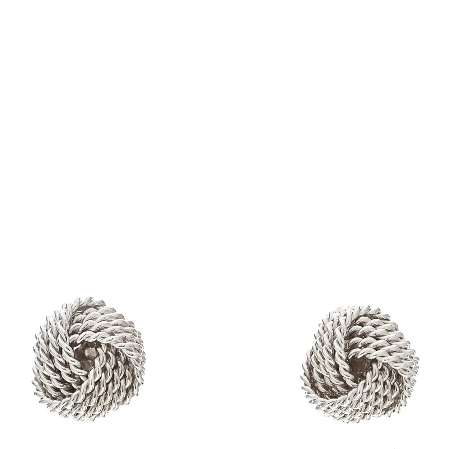 Sterling Silver Twist Knot Earrings