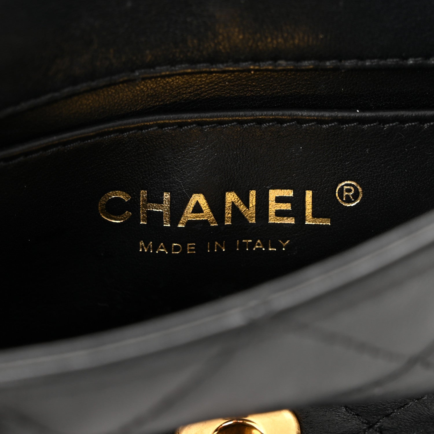 Chanel Lambskin Quilted Enamel CC Waist Bag With Pouch Black 7 of 16