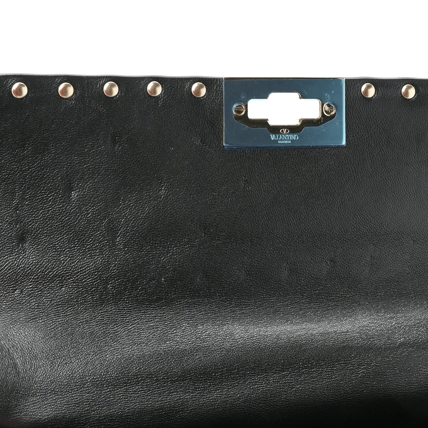 Lambskin Medium Star Rockstud Spike Shoulder Bag White Pink