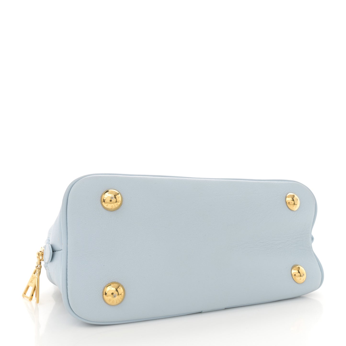 Calfskin Bubblegram Alma BB Ice Blue