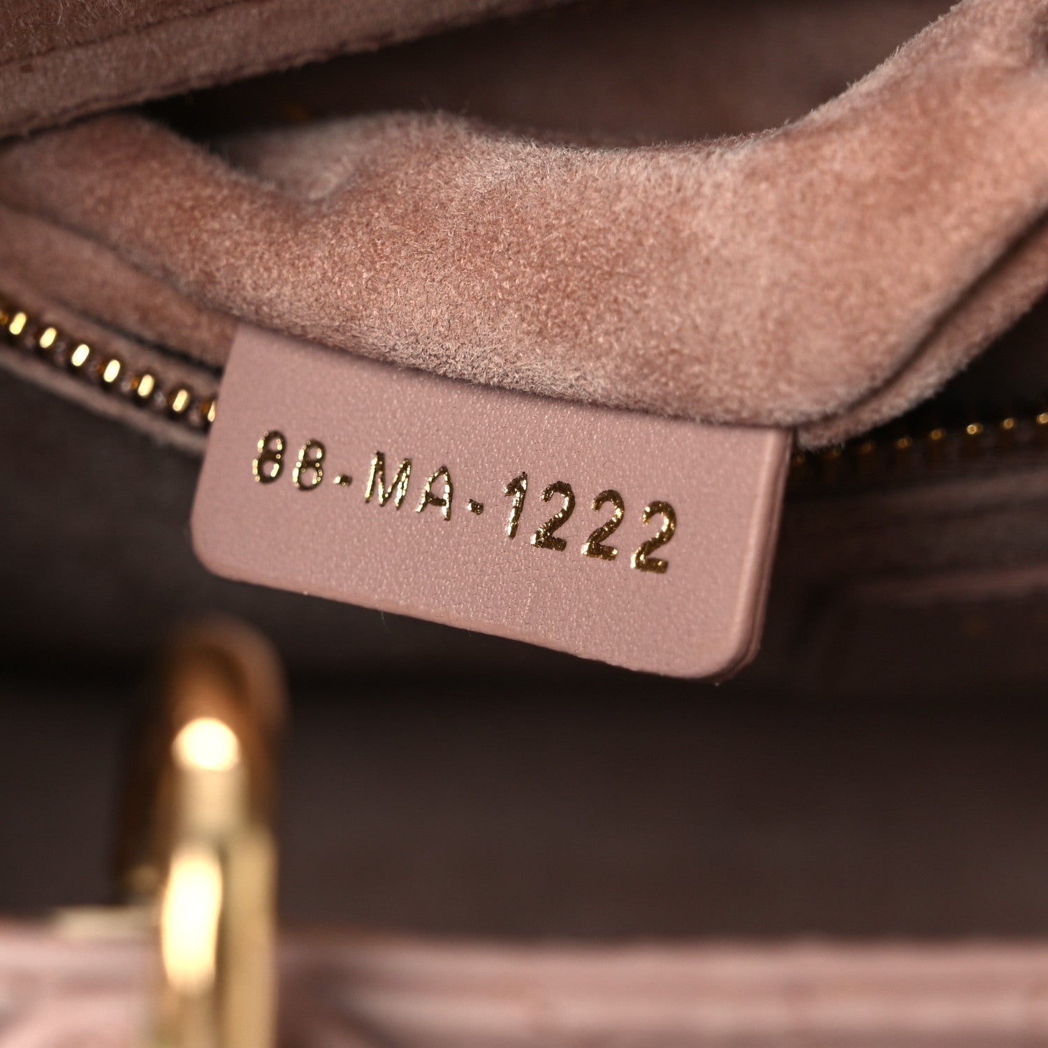 Christian Dior Lambskin Cannage Small My ABCDior Lady Dior Blush 8 of 13