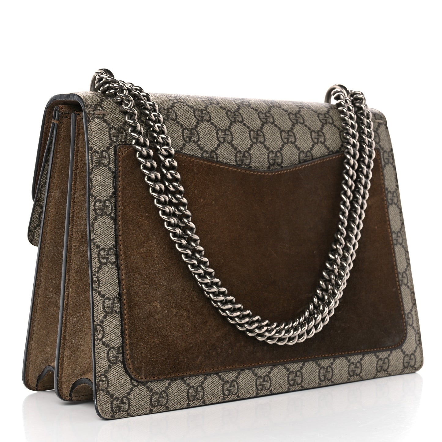 GG Supreme Monogram Medium Dionysus Shoulder Bag Taupe