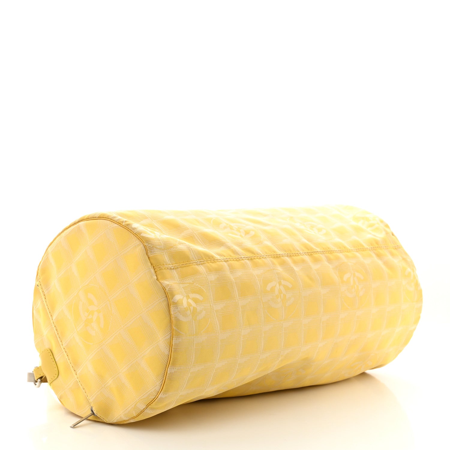Chanel Nylon Travel Duffle Yellow 4 of 10