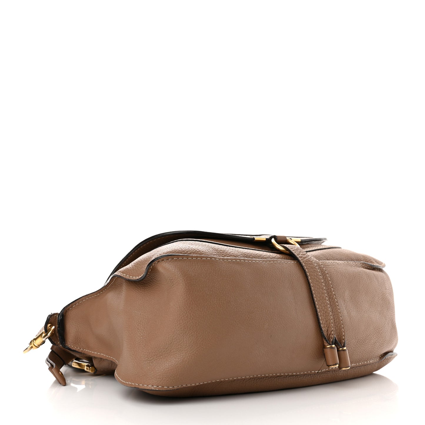 Calfskin Medium Marcie Satchel Light Tan
