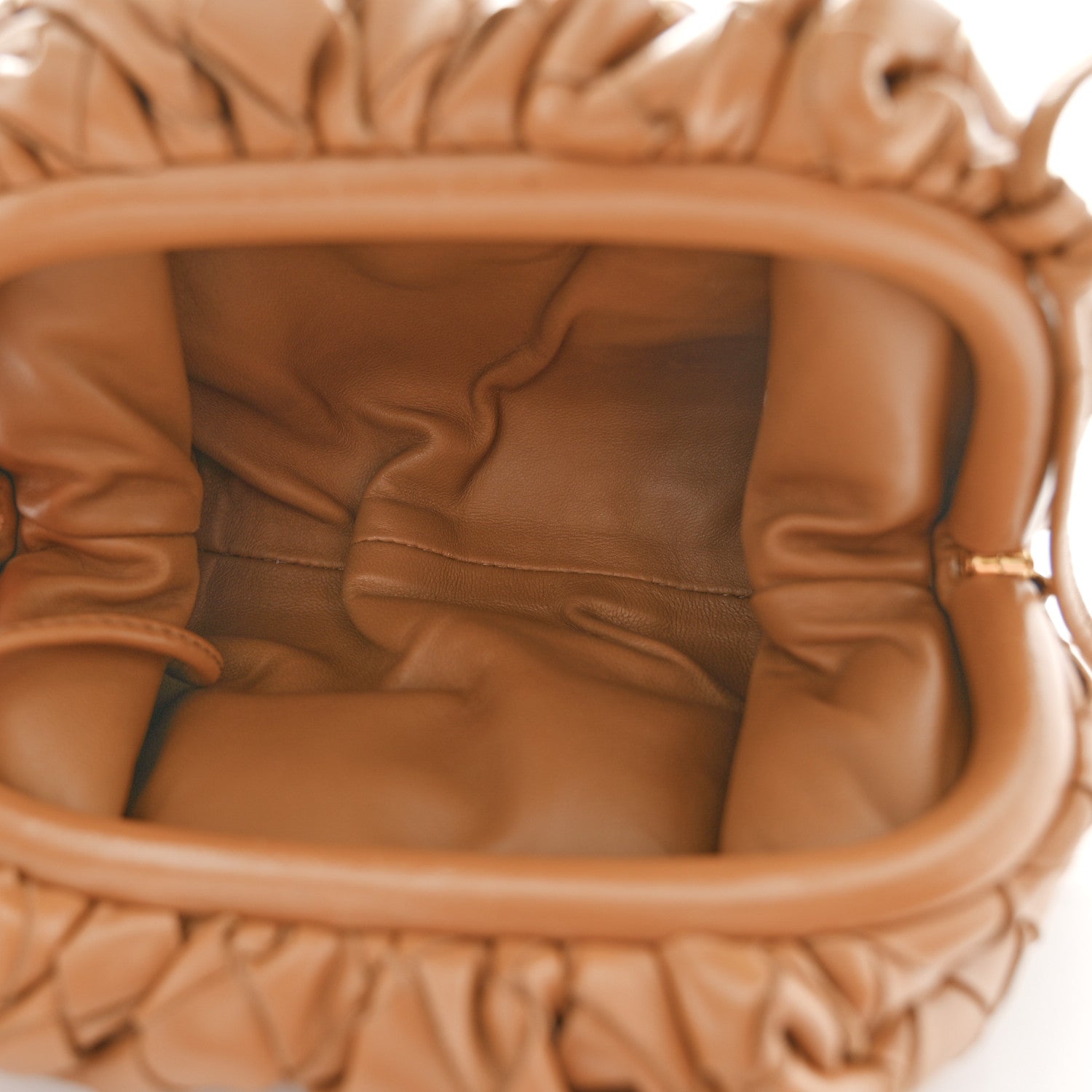 Bottega Veneta Nappa Intrecciato The Mini Pouch Carmel 5 of 10