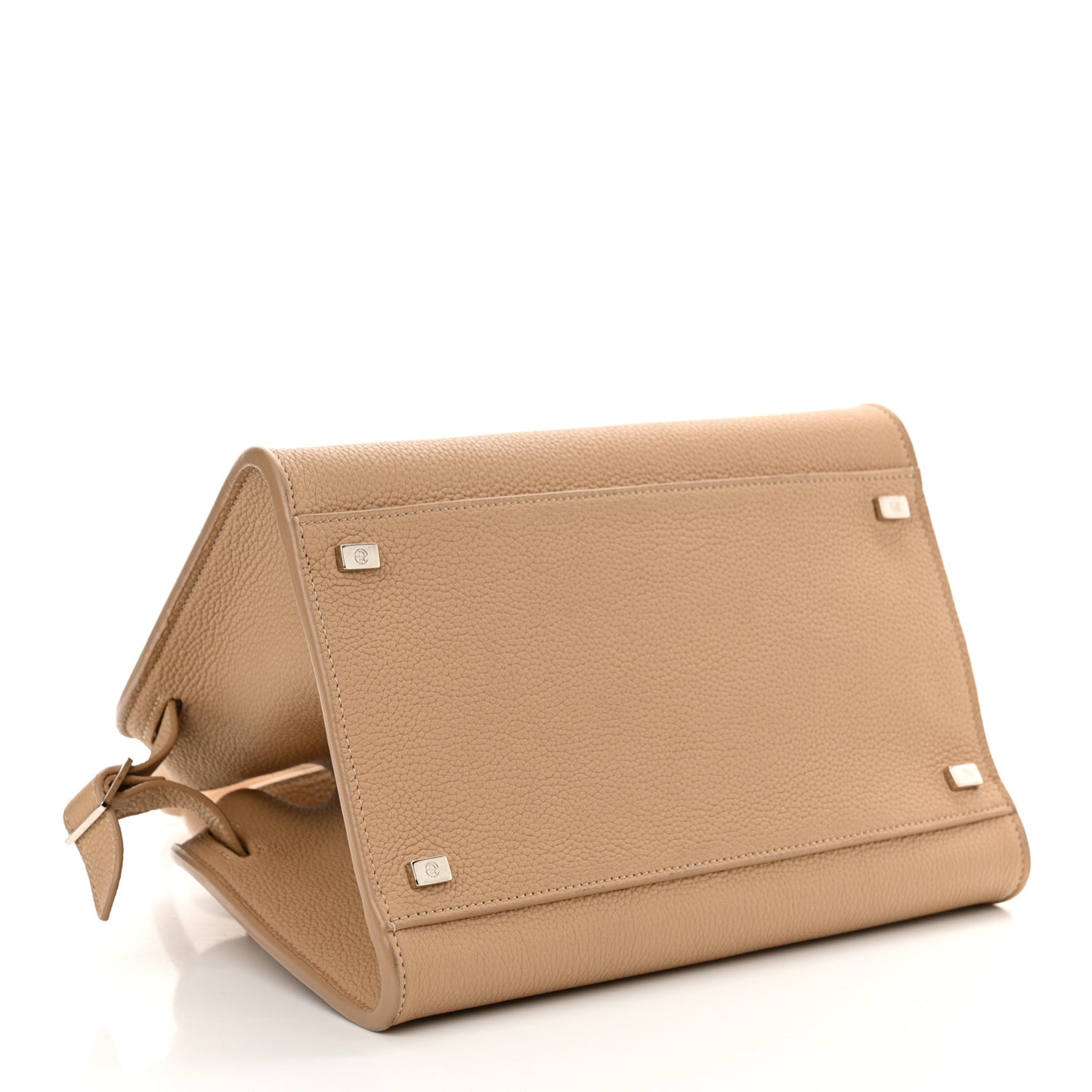 Grained Calfskin Soft Margaux 10 Bag Silk