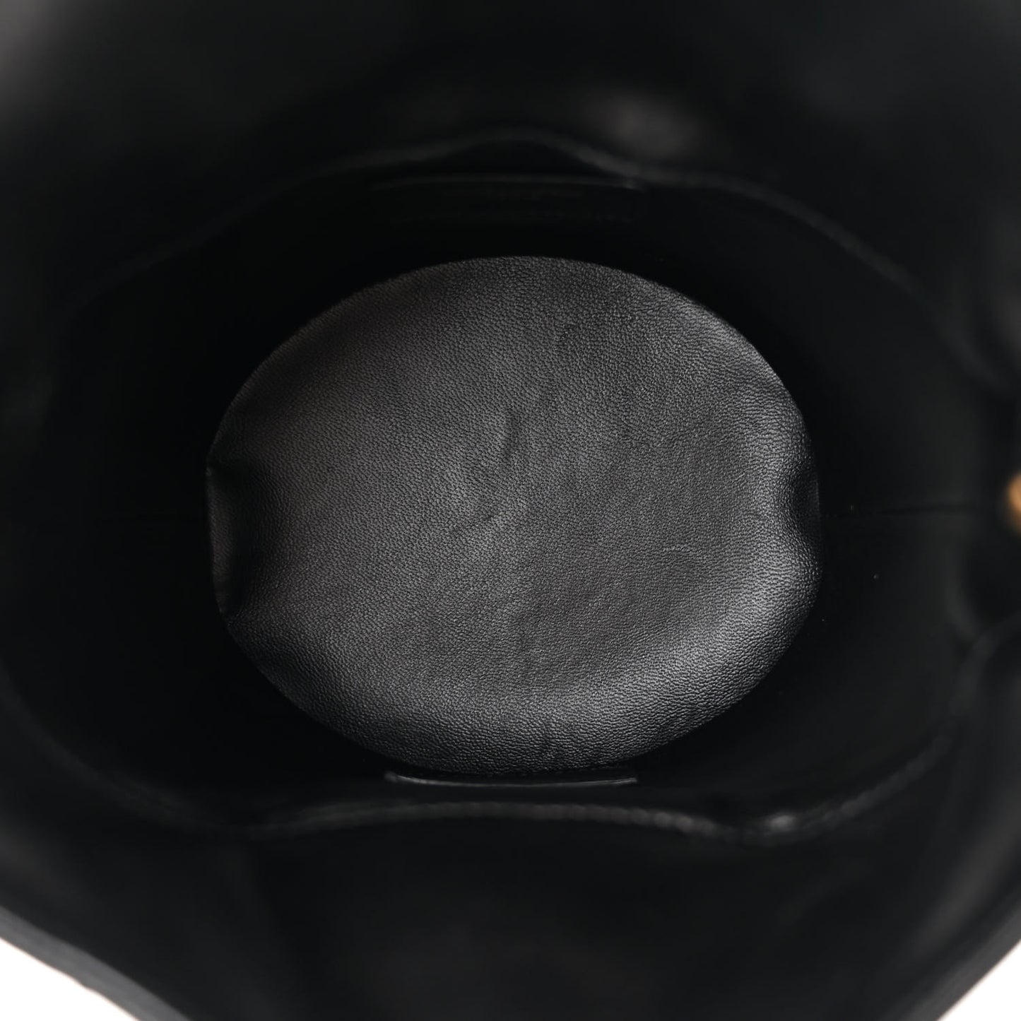 Lambskin Gabby Mini Bucket Bag Black