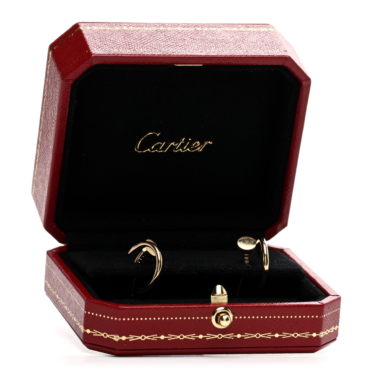 18K Yellow Gold Juste Un Clou Hoop Earrings