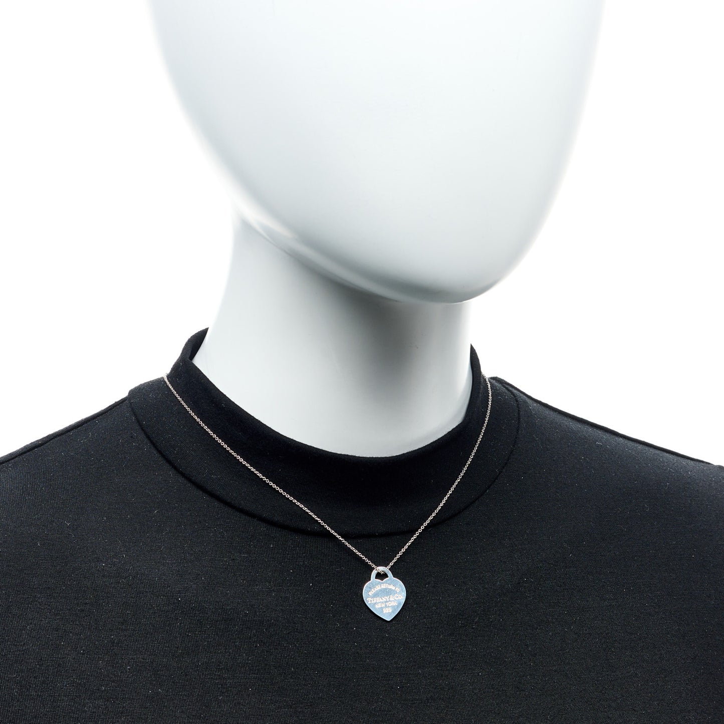 Sterling Silver Small Return to Tiffany Heart Pendant Necklace