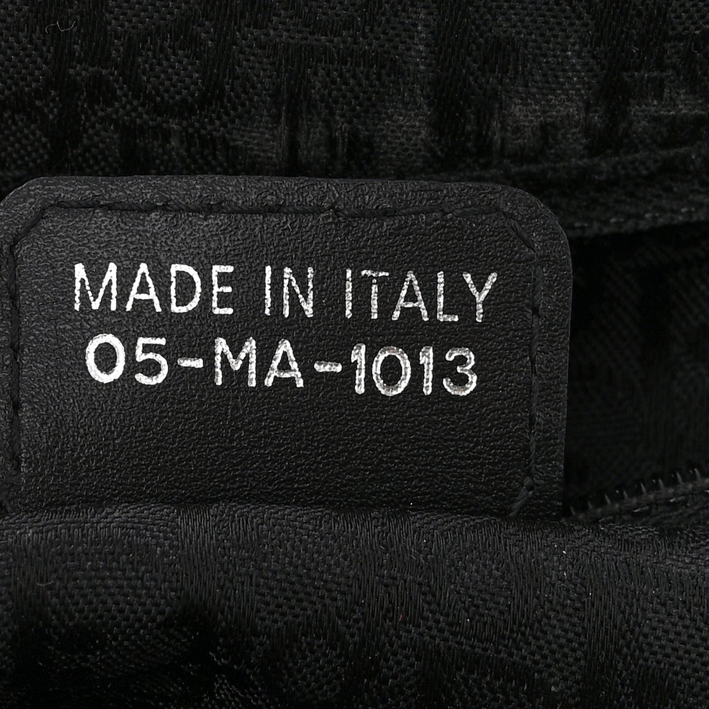 Coated Canvas Crystal Hardcore Bag Black