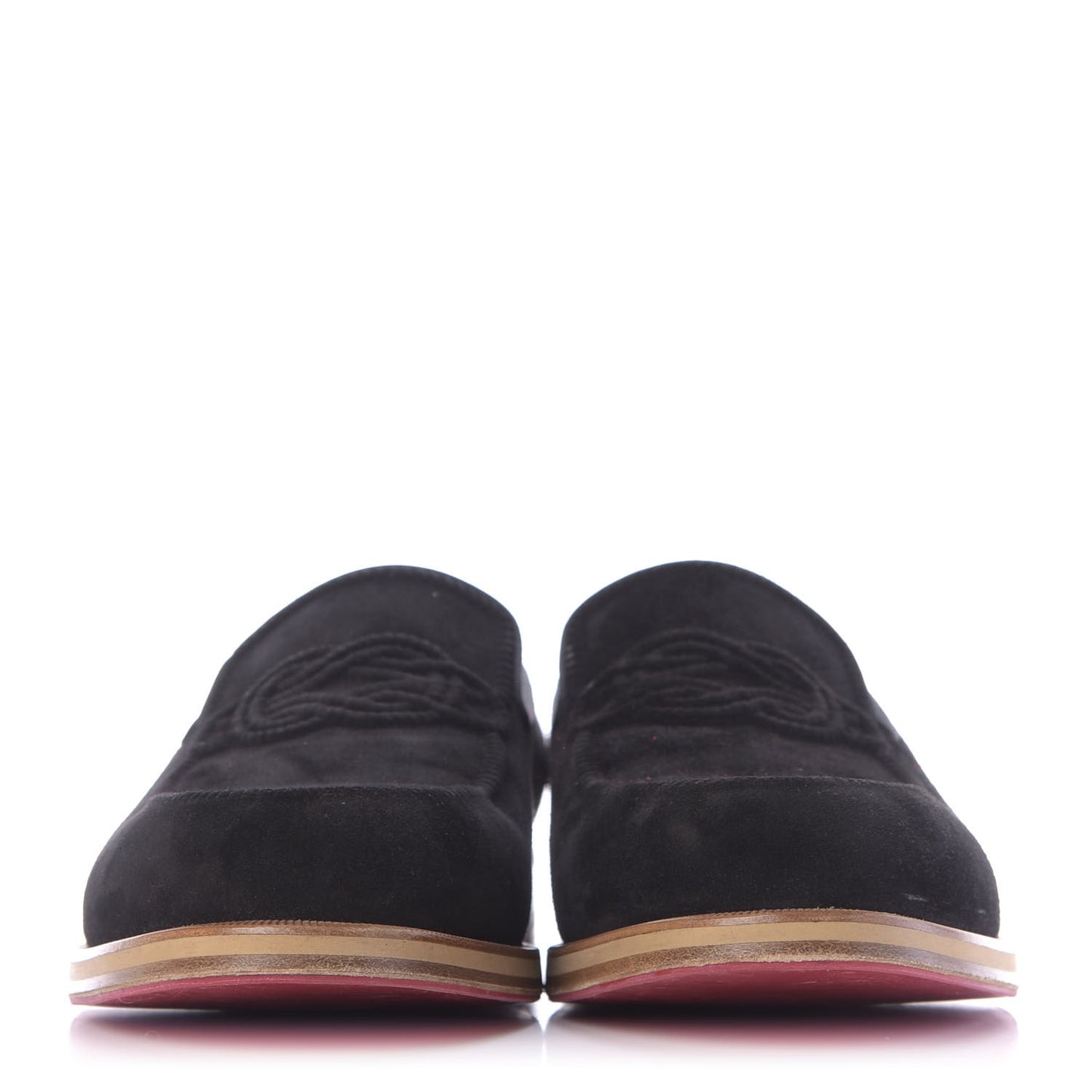 Veau Velours Dirk Flat Loafers 43.5 Black