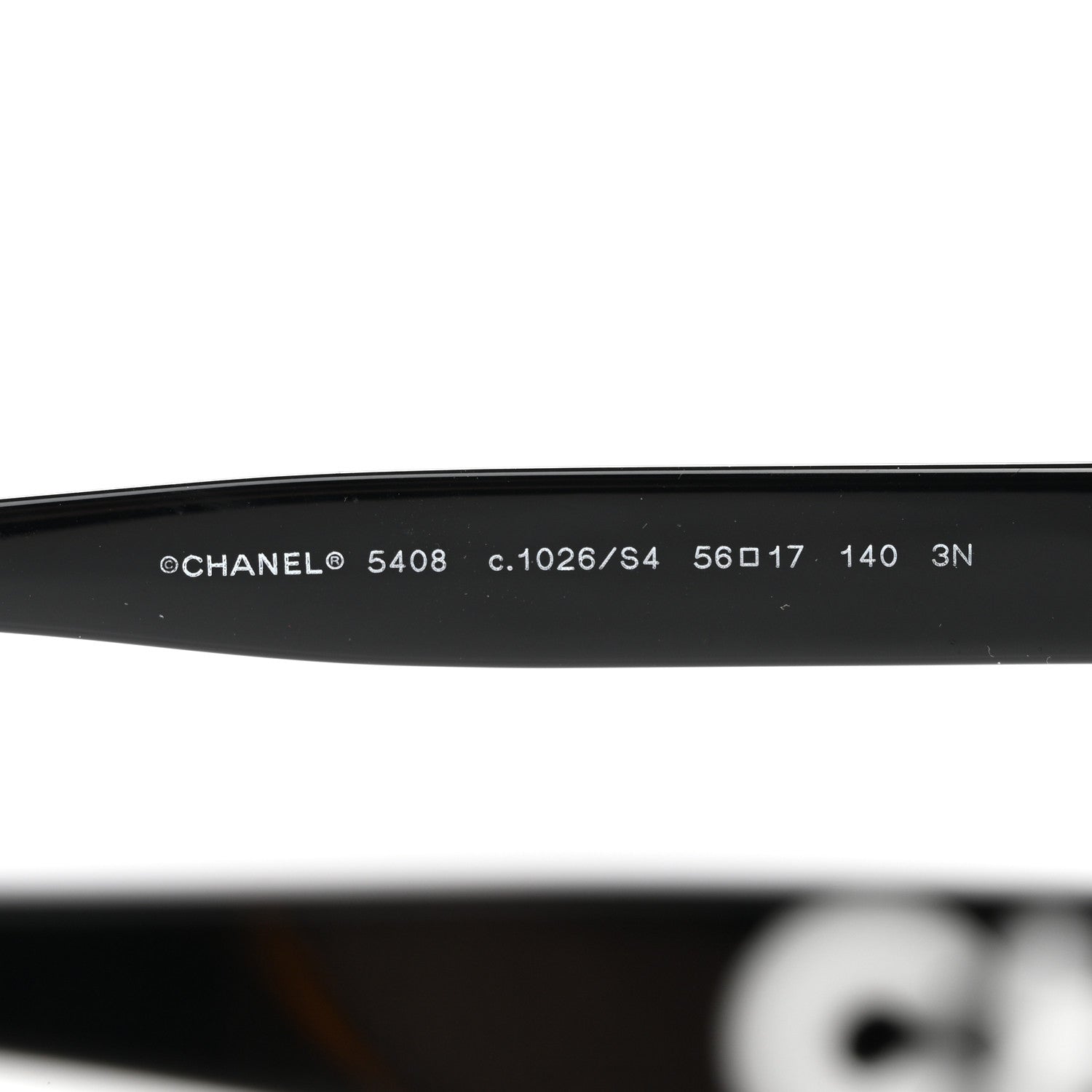 Chanel Acetate Square Sunglasses 5408 Black 5 of 7