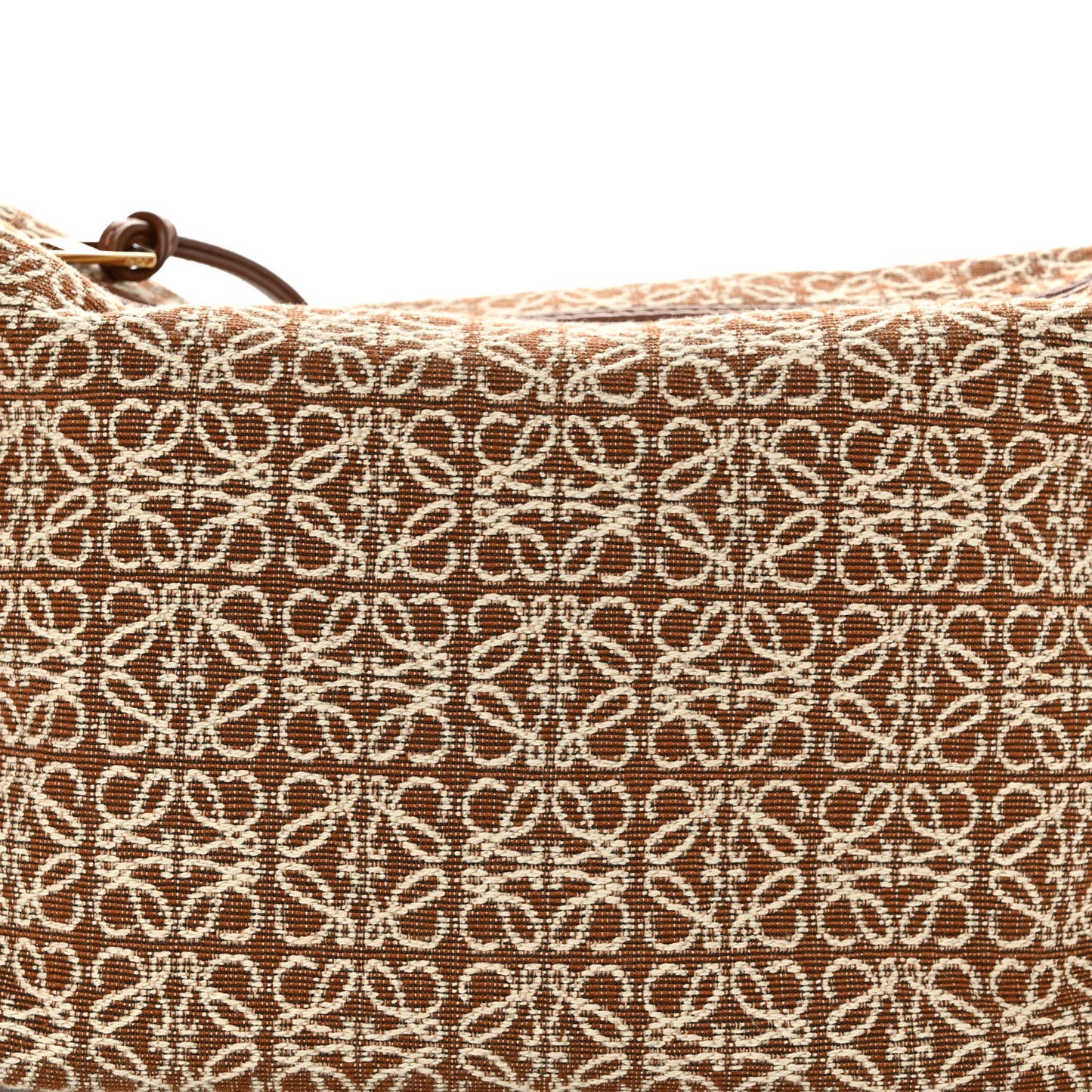 Jacquard Anagram Calfskin Small Cubi Bag Tan Pecan