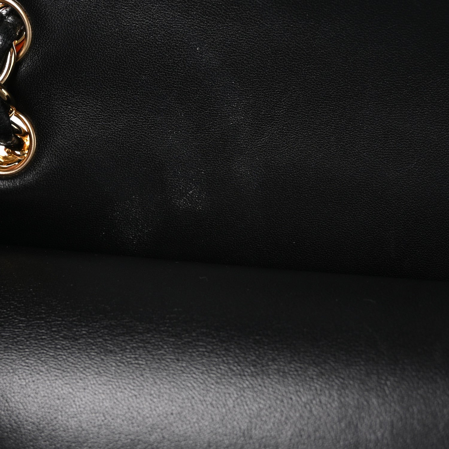Chanel Lambskin Quilted Jumbo Double Flap Black 11 of 11