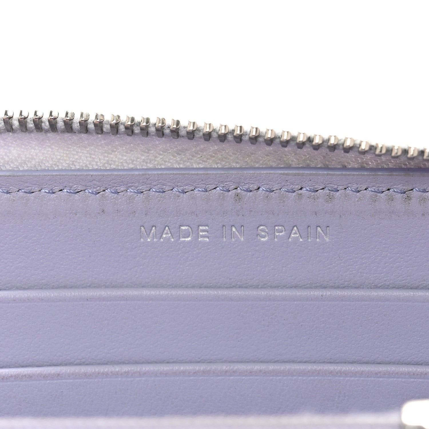 Chanel Caviar Quilted Medium Zip Around Wallet Light Purple 7 of 10