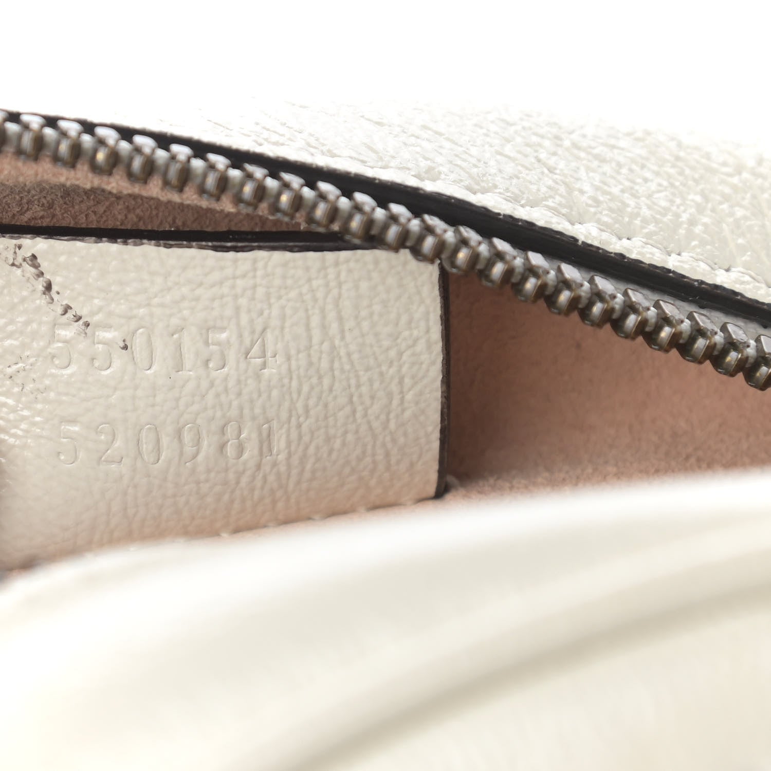 Gucci Calfskin Matelasse Mini GG Marmont Round Shoulder Bag White 7 of 11