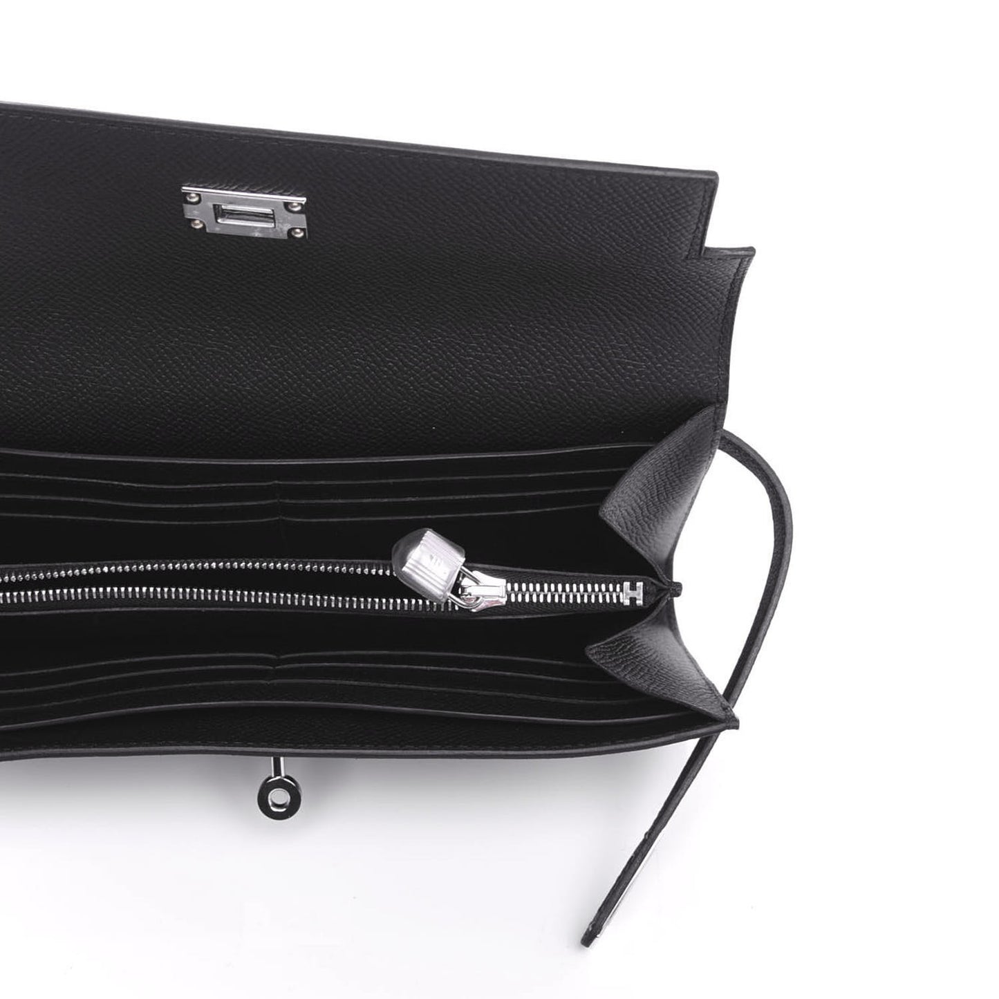 Epsom Kelly Longue Wallet Black