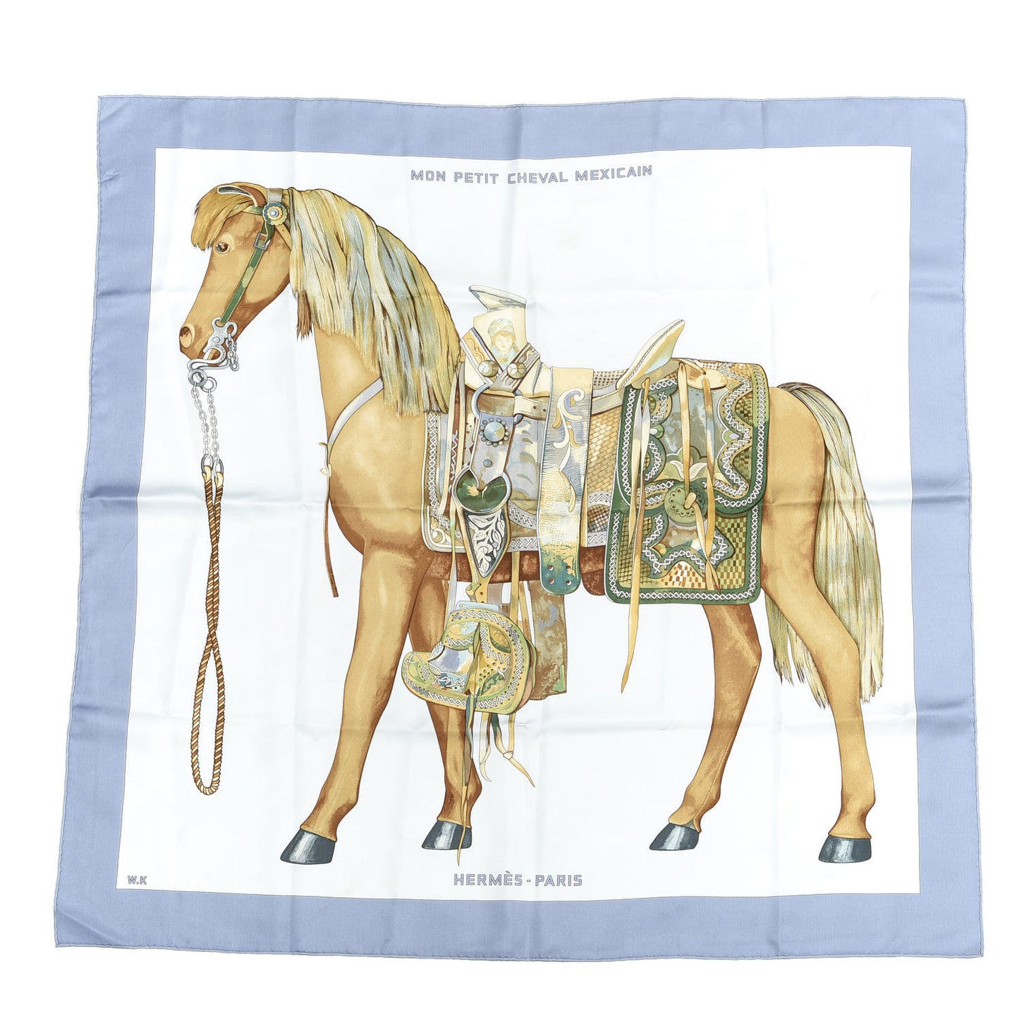 Silk Mon Petit Cheval Mexicain Scarf 90
