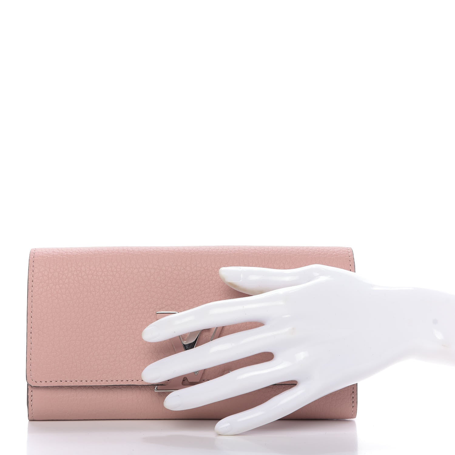 Louis Vuitton Taurillon Capucines Wallet Magnolia 2 of 9