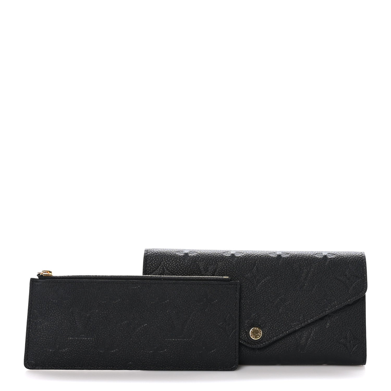 Louis Vuitton Empreinte Josephine Wallet Black 3 of 9