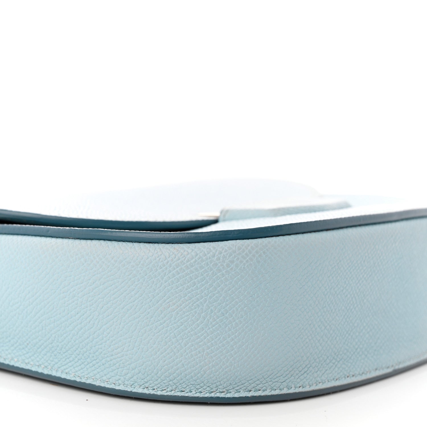 Celine Grained Calfskin Small Trotteur Pale Blue 9 of 11