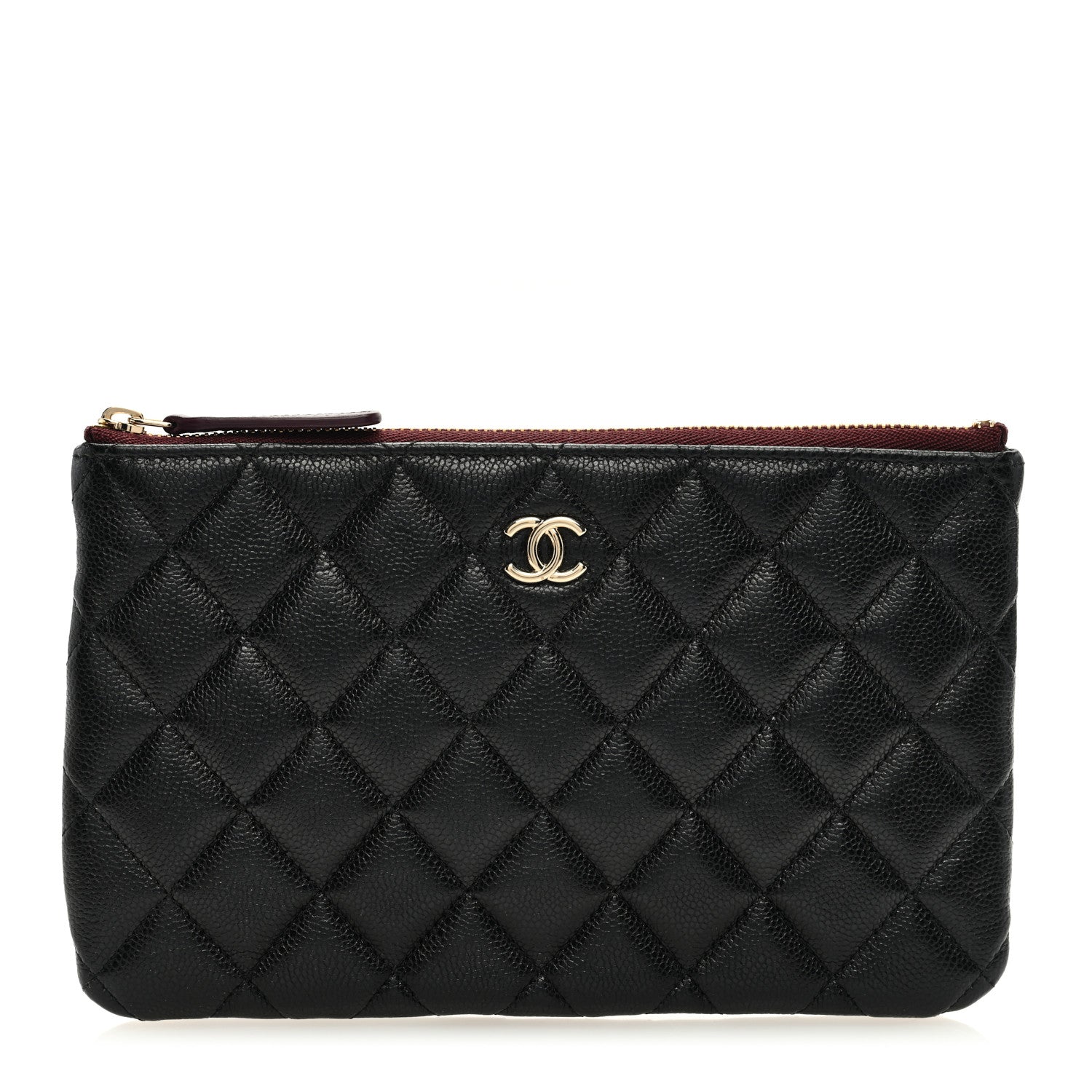 Chanel Caviar Quilted Cosmetic Case Black 1 of 7