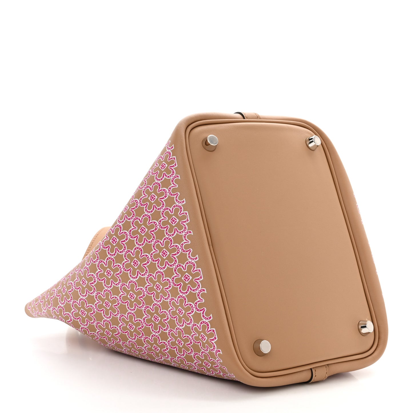 Swift Lucky Daisy Picotin Lock 18 PM Chai Rose White