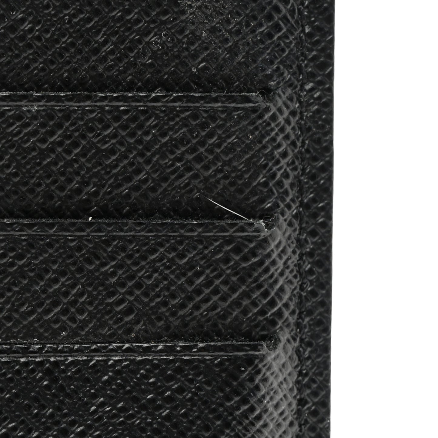 Calfskin Felicie Chain Wallet Card Holder Insert Black