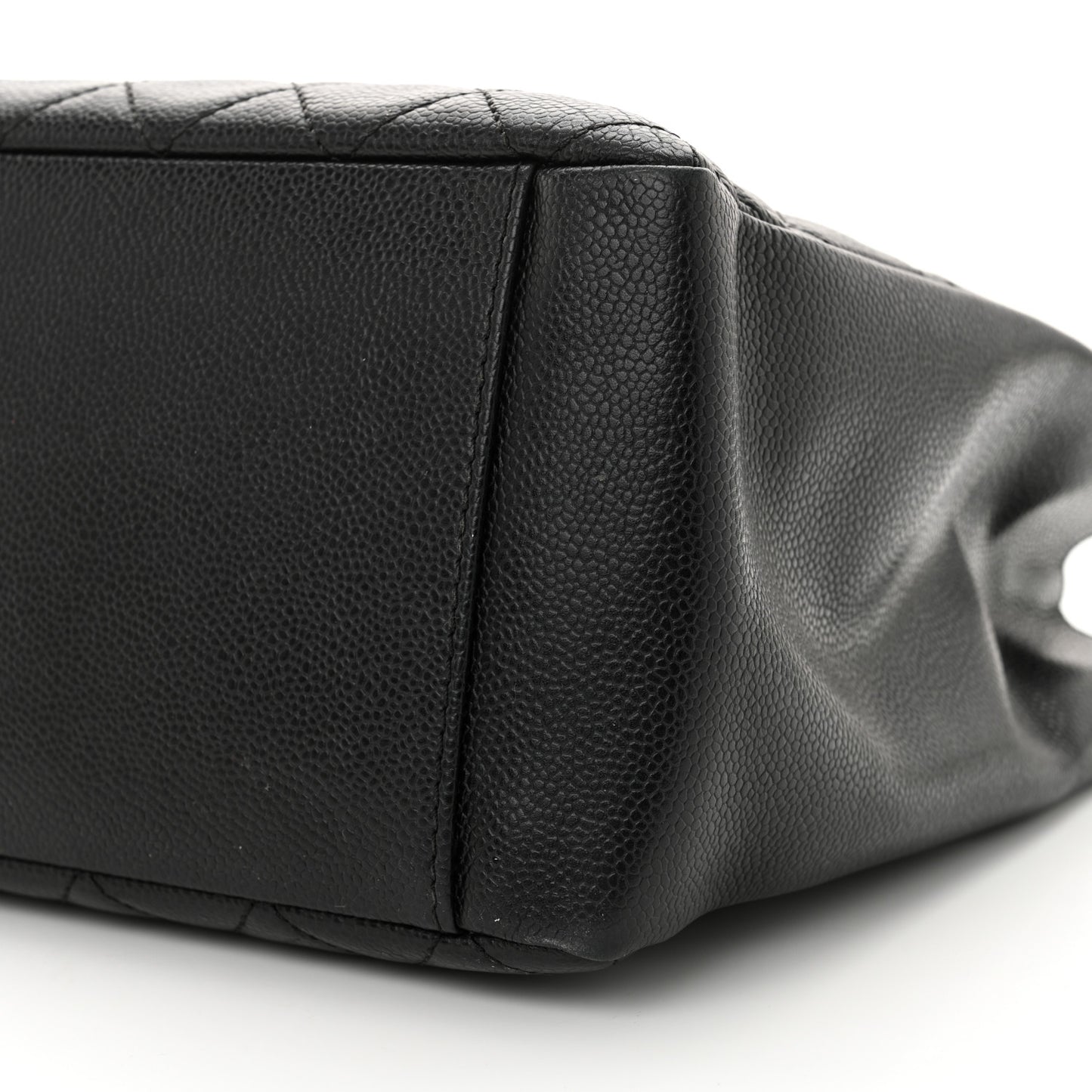 Caviar Quilted Grand Shopping Tote GST Black