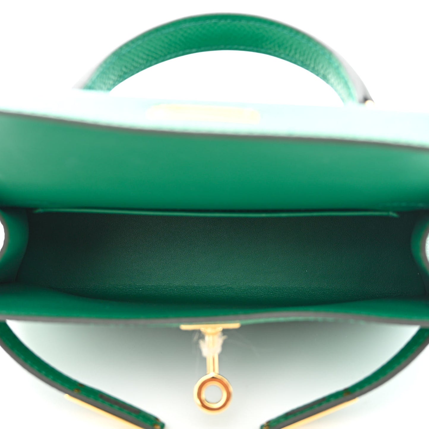 Epsom Mini Kelly Sellier 20 Vert Vertigo